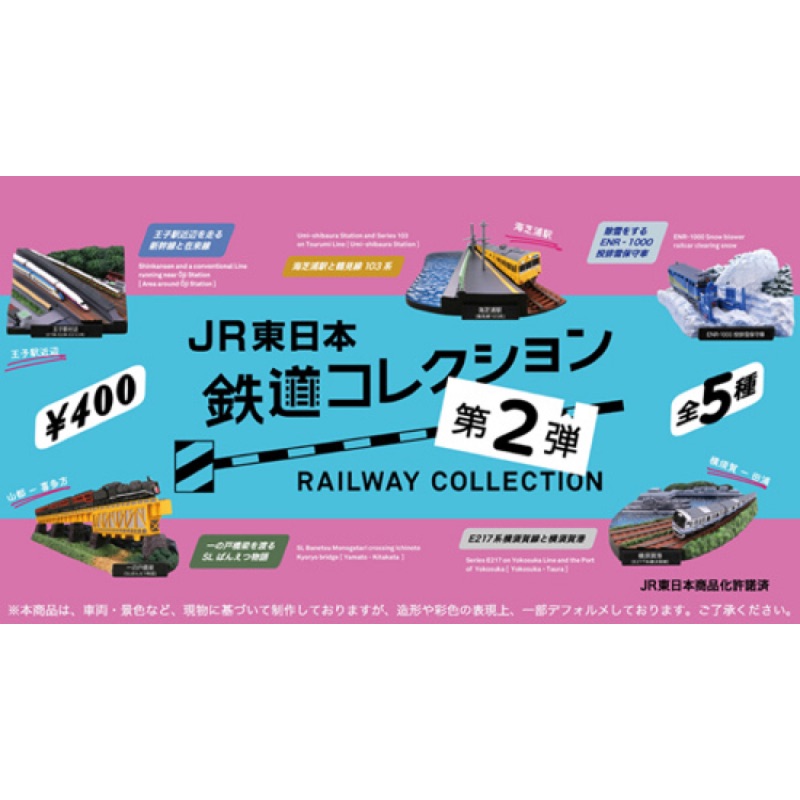 海洋堂 東日本鐵道系列 JR 第二彈 列車 火車 扭蛋 轉蛋