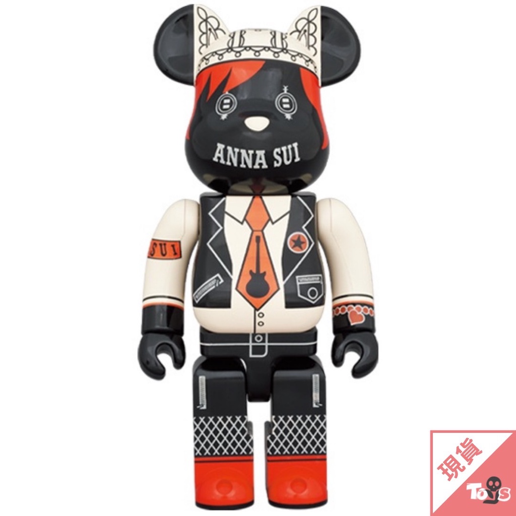 BE@RBRICK 庫柏力克熊 bearbrick ANNA SUI RED &amp; BEIGE 400％