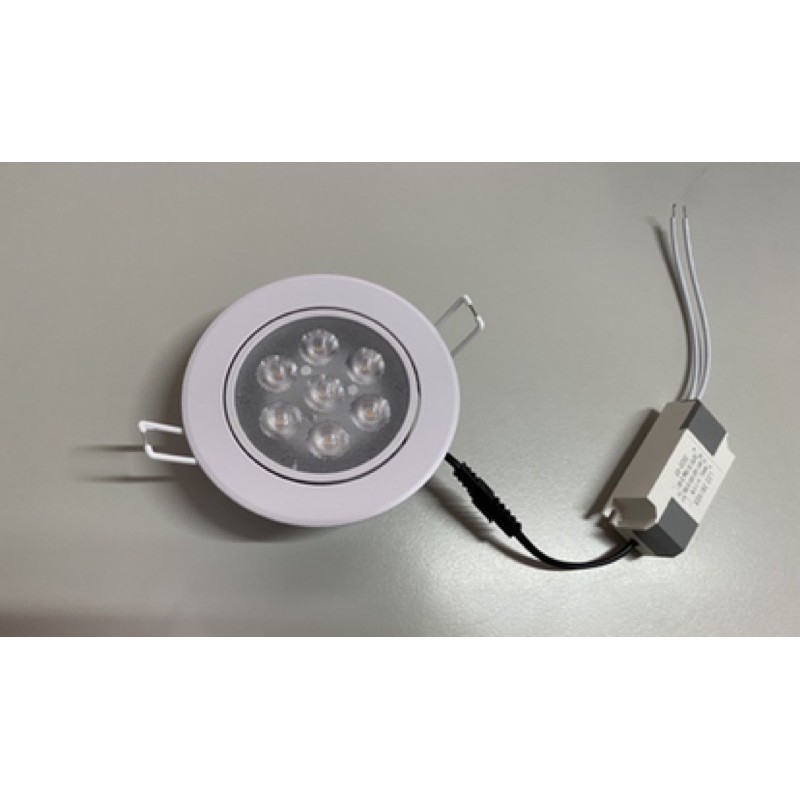 ㄚ青電火球  9.5 崁燈  9W7珠 LED崁燈 崁孔9.5公分 全電壓 附變壓器+角度可調整