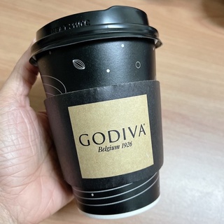 超商7-11限定2020年GODIVA巧克力杯子杯蓋杯套組