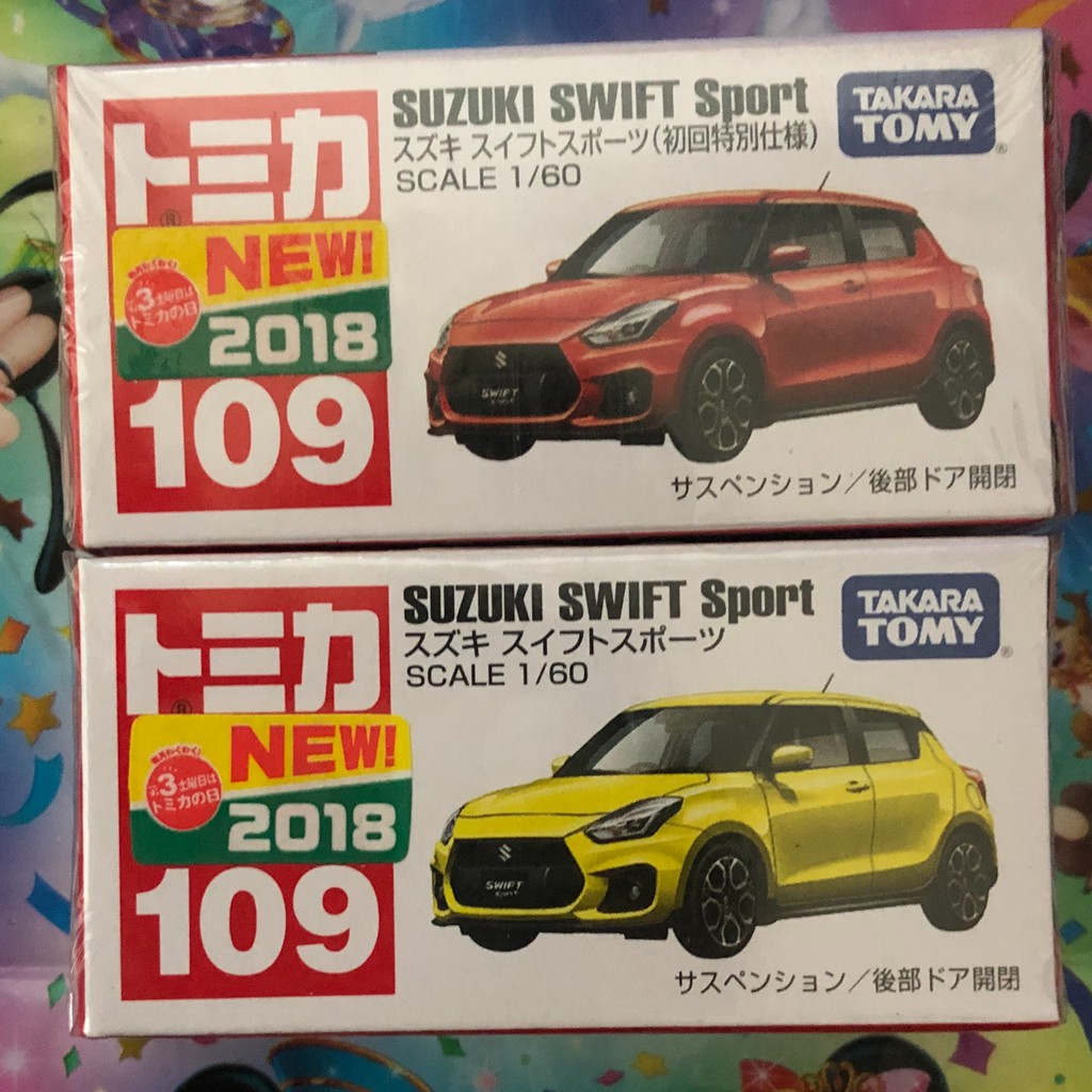TOMICA 多美小汽車  no.109 Suzuki Swift Sport 一般+初回