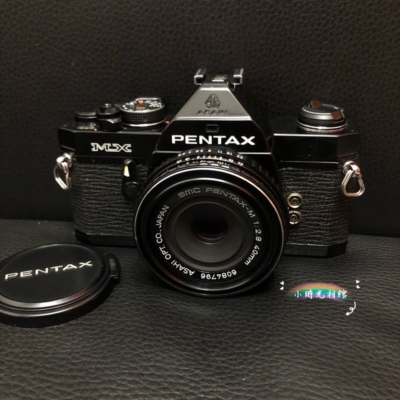 銘機釋出Pentax MX全機械黑美機 + Pentax 40/2.8收藏級