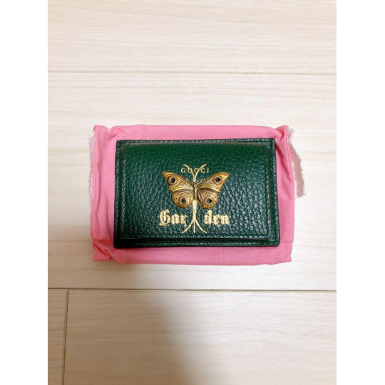 日本直送二手gucci 古馳錢包識別證套gucci花園mercari 蝦皮購物