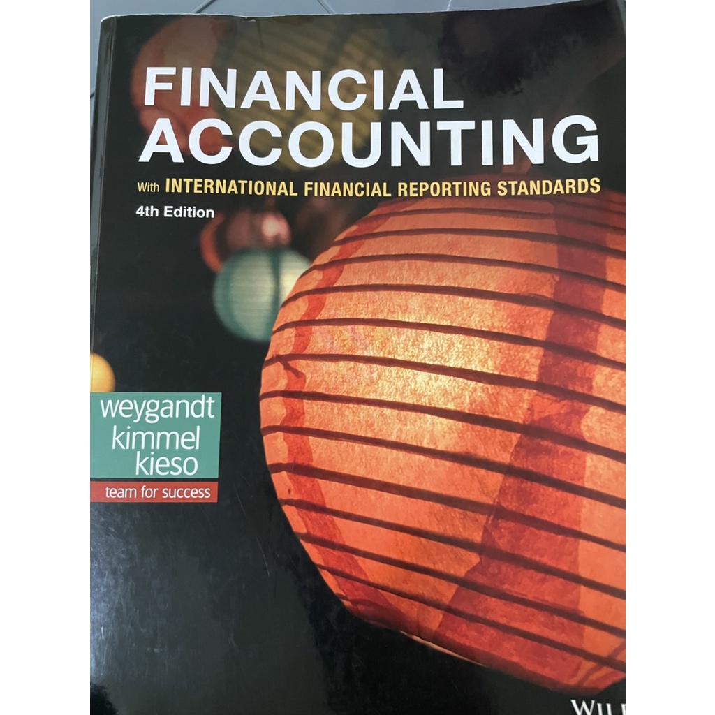 Financial Accounting 4/e Weygandt 9781119504306 財務會計