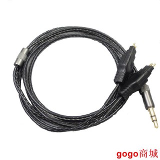 【火爆款】DIY升級線材 森海塞爾 HD650 HD600 HD580 HD25 HD414 頭戴式耳機線.gogo