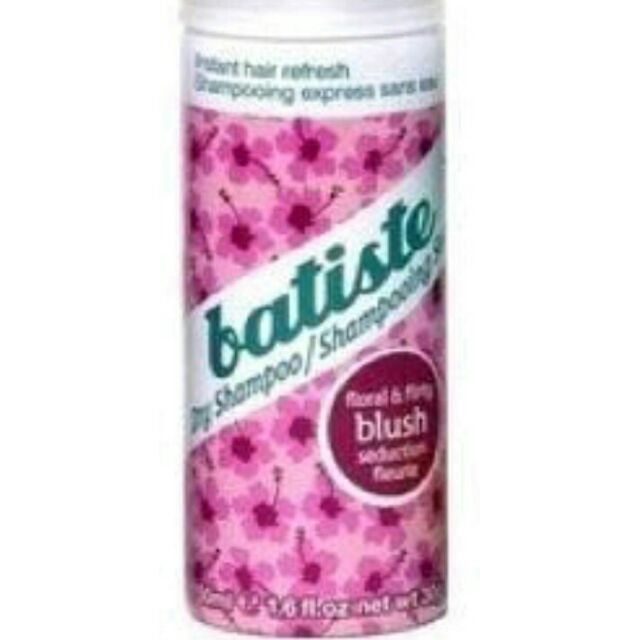 英國銷售No1 Batiste/一分鐘乾洗髮噴劑50ml /淡雅花香