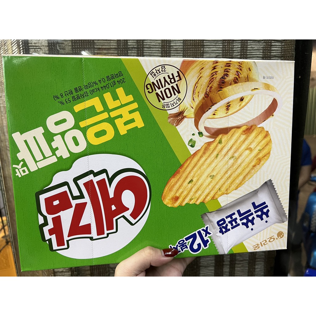 韓國好麗友洋芋片 洋蔥口味 204公克