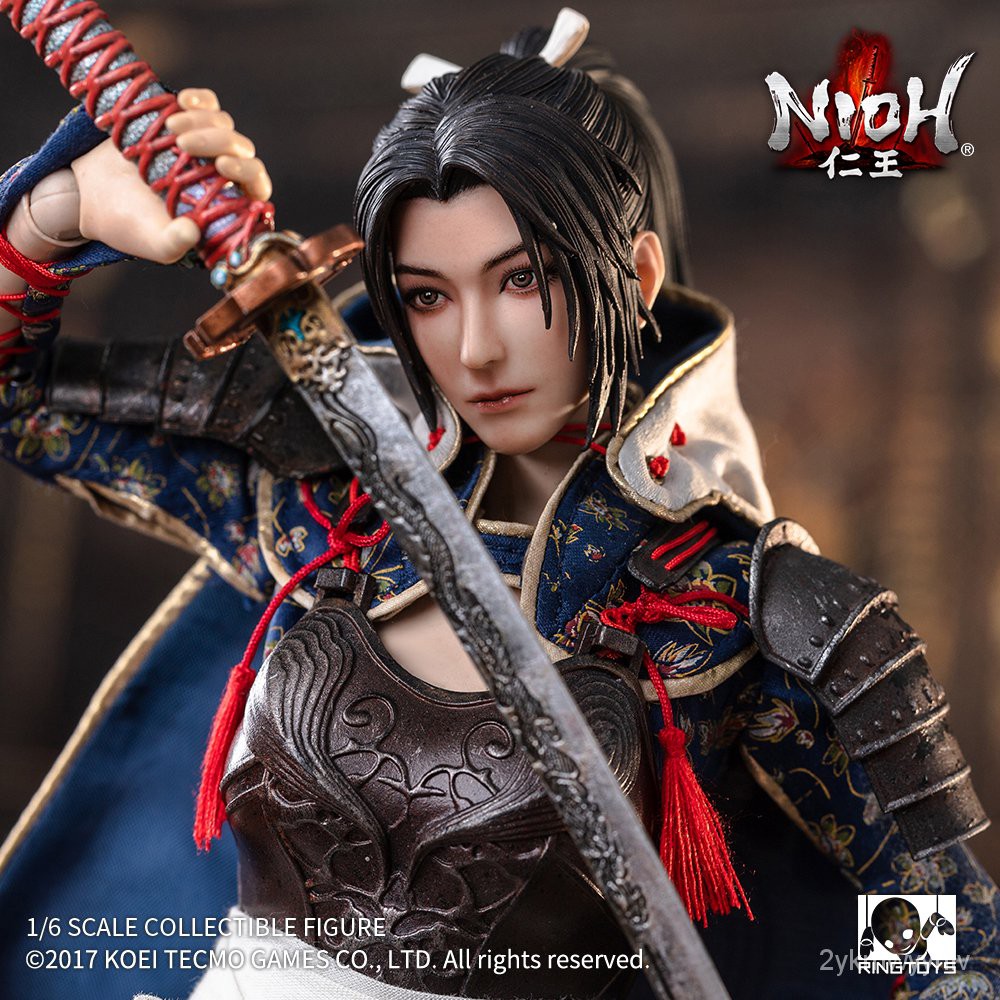 文西公仔 仁王 立花誾千代1 6兵人可動人偶官方正版手辦公仔人偶 蝦皮購物