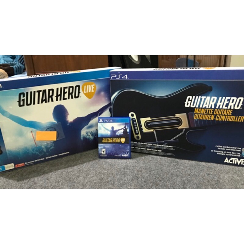 PS4 吉他英雄 Guitar Hero 吉他+遊戲軟體