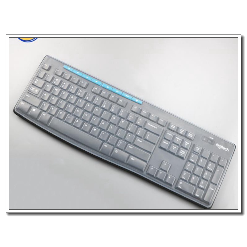 Ehlogitech K200 MK260 MK275 MK200 防塵矽膠膜適用於 17 英寸筆記本電腦鍵盤