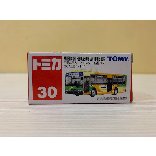 [快樂高手附發票] TOMICA 30 MITSUBISHI FUSO AERO STAR ROUTE BUS