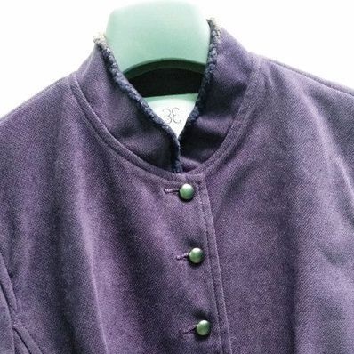 【上田.FASHION MSGIC 】夏姿款 棉絨 薄外套 （40）🔹紫色優雅