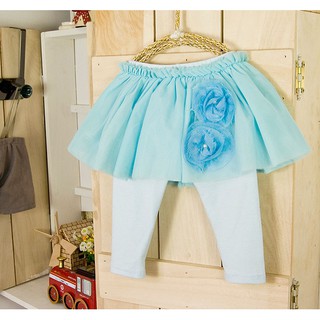 【彤語小舖】台灣製造 女童 純棉 紗紗裙褲 造型褲 內搭褲 3色可選