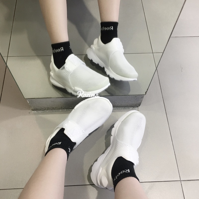 【Kazima】Nike Sock Dart 白襪 襪 23-26 小白鞋 白鞋 白 白色 懶人鞋 896446-100