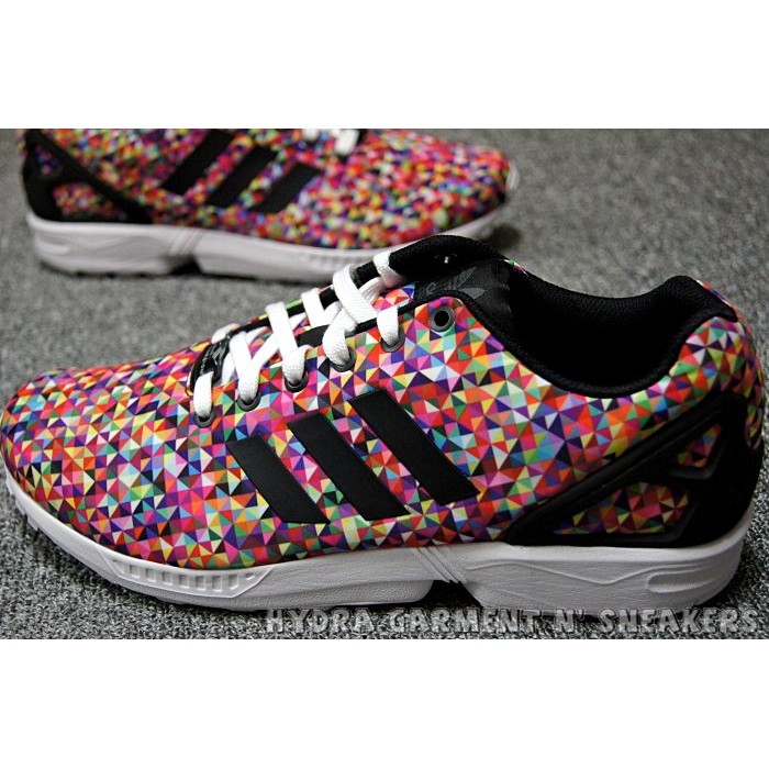 【HYDRA】Adidas Originals ZX Flux Prism MULT COLOR 彩虹 馬賽克 7~11