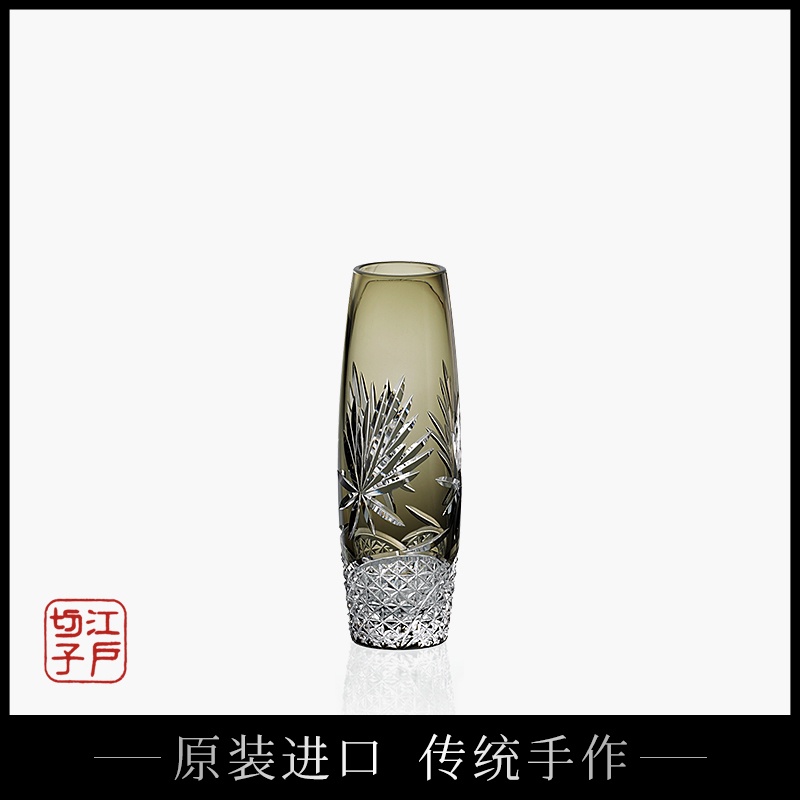 器物 物舍 Kagami日本進口江戶切子月下美人插花瓶水晶玻璃擺設 蝦皮購物