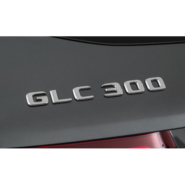 圓夢工廠 Benz 賓士 GLC X253 C253 GLC300 2015~2019 後車箱 尾門字貼字標車標 鍍鉻銀