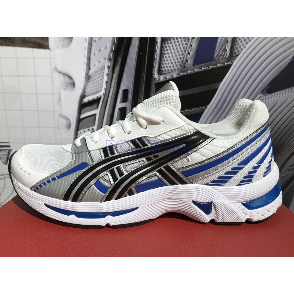 台灣公司貨 ASICS 亞瑟士 GEL-KYRIOS 男 女 復古運動休閒鞋 白藍 1021A335-100