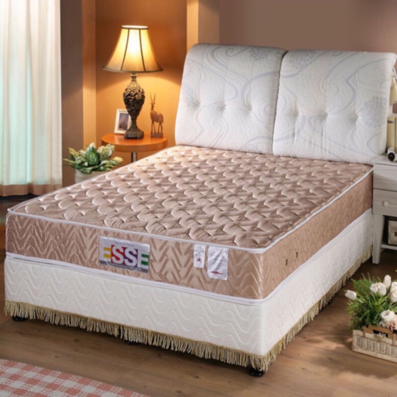 【ESSE 御璽名床】【豪華款】3D立體加厚硬式彈簧床墊(5x6.2尺 -雙人)