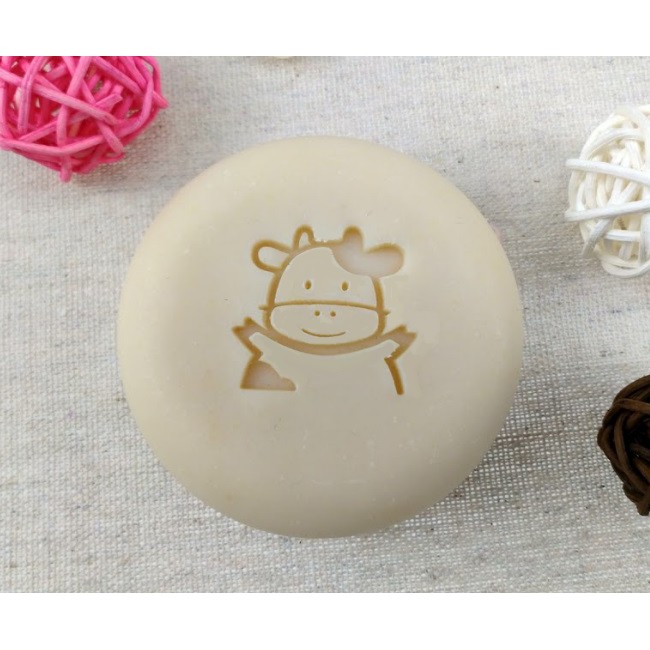 (7033)DIY樂樂#皂章 台灣製造 牛兒皂 任買5贈1 壓克力皂章 手工皂用  贈章可自選款 皂模裝飾