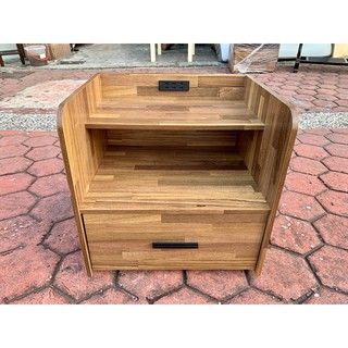 香榭二手傢俱*全新精品 工業風拼接木紋 多功能抽屜收納插座床頭櫃-床邊櫃-床邊桌-充電床櫃-床頭箱-矮櫃-置物櫃-收納櫃