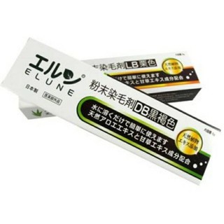 日本製 Elune 染髮粉劑 染髮粉 白髮染 6g 黑色 栗色 黑褐色 淺栗色 【櫻花生活日舖】