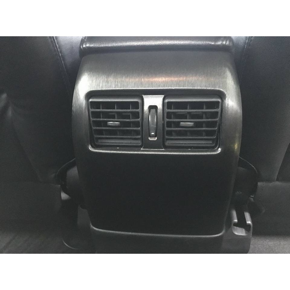 Toyota Camry內裝核桃木冷氣出風口飾板3M1080金屬髮絲黑包膜