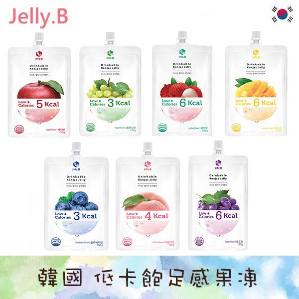 韓國Jelly.B 無糖 低卡蒟蒻果凍 飽足感果凍