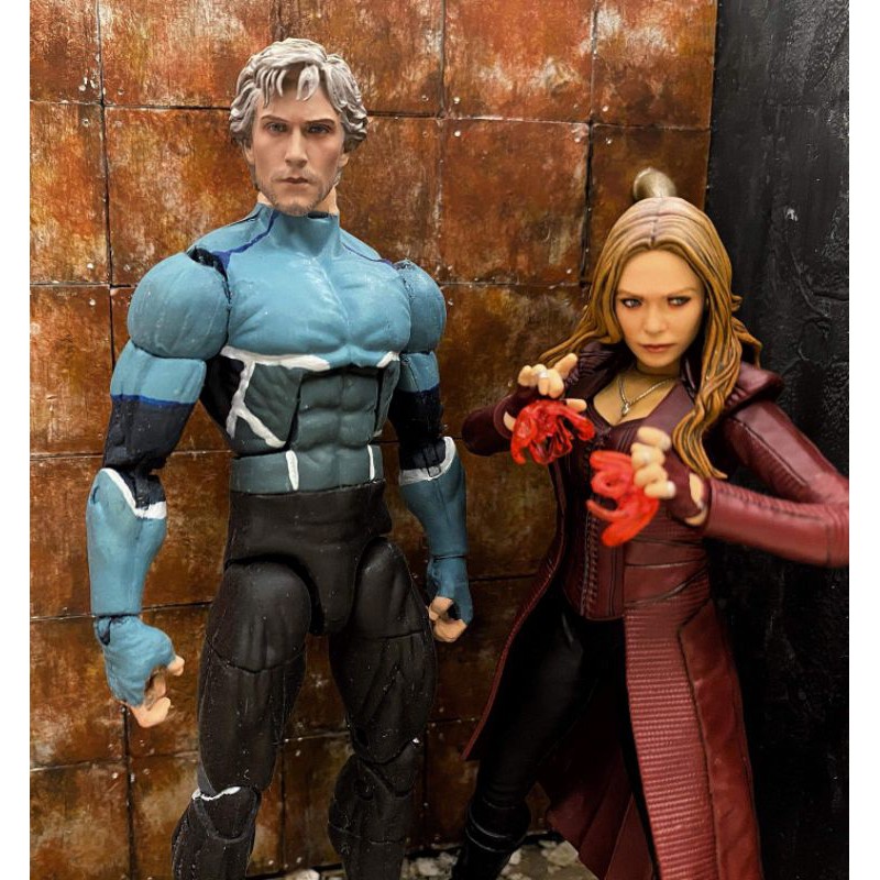 marvel legends 快銀 漫威 silver 6吋1/12 可搭配shf緋紅女巫 復仇者聯盟奧創紀元 非ht