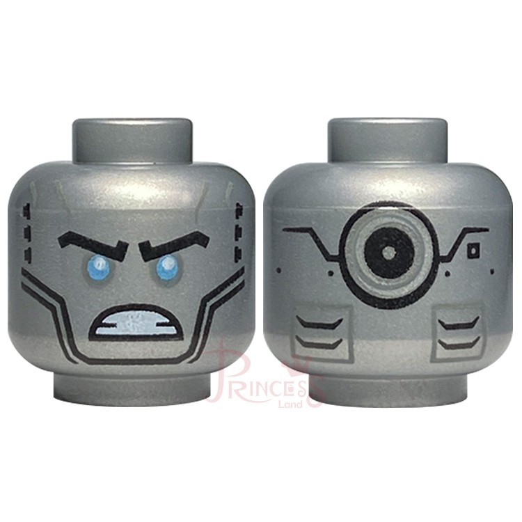 公主樂糕殿 LEGO 樂高 70654 旋風忍者 白忍者 贊 頭 機械人 平銀色 3626cpb2029 A257