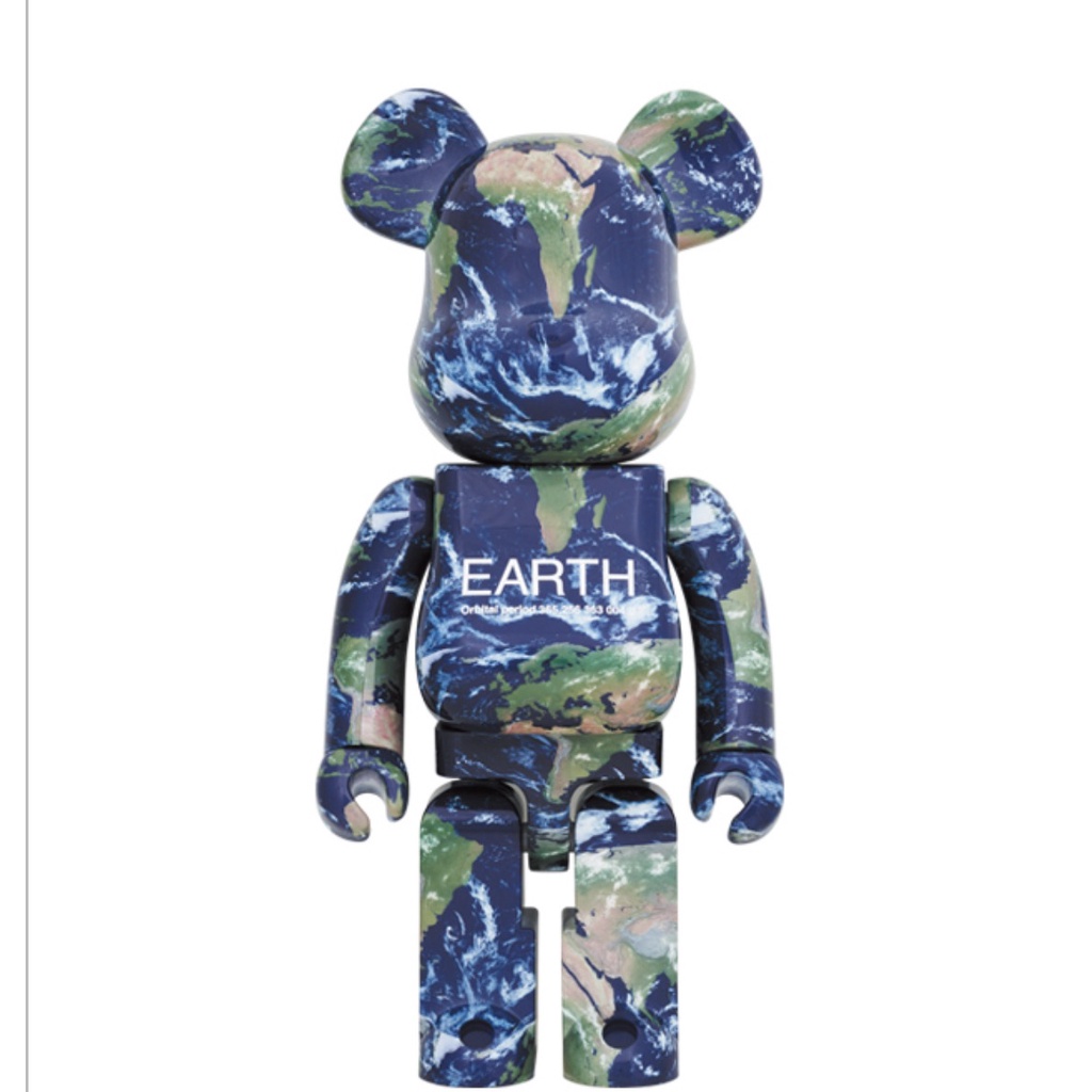 【ToMo】 BE@RBRICK  EARTH 地球 25週年展場限定1000％