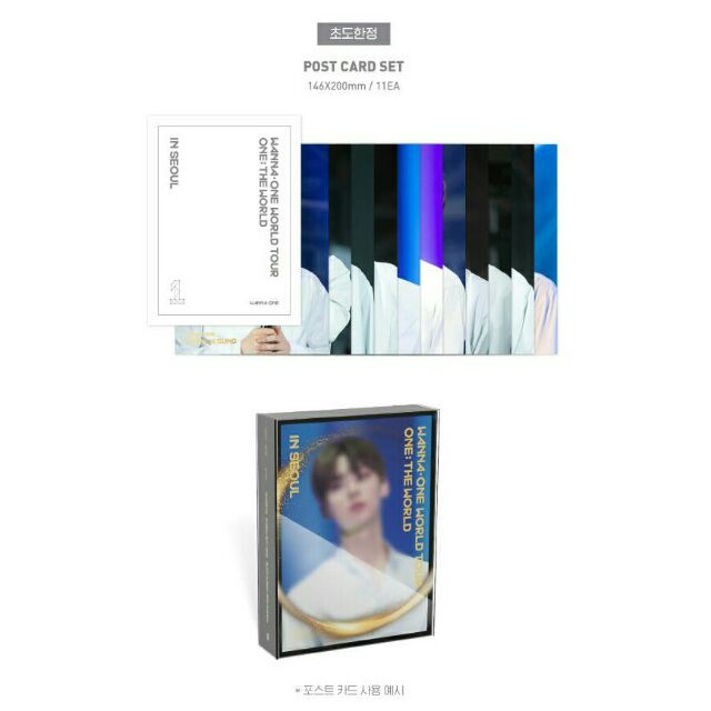 【限定下標】Wanna One 官方DVD The World Tour [ONE : THE WORLD] 成員明信片