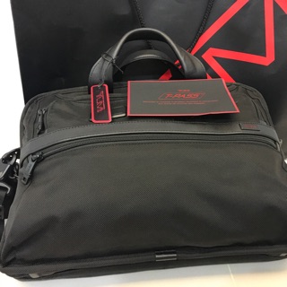 TUMI ALPHA 2 T-PASS MEDIUM LAPTOP SLIM 26516 D2 黑色 公事包