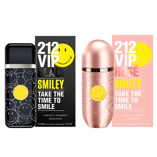 Carolina Herrera 212 VIP 微笑限量款淡香精 男性100ml / 女性80ml 任選【UR8D】