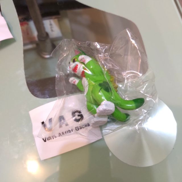 Vag 小夏屋喵吉拉限定扭蛋公仔軟膠綠 蝦皮購物