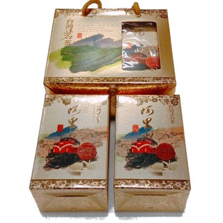 金色提袋禮盒 知己系列 大葉烏龍 VS 雲露烏龍300g 手工摘採 自焙自烘 TTB無農藥殘留 【傑興茶行】