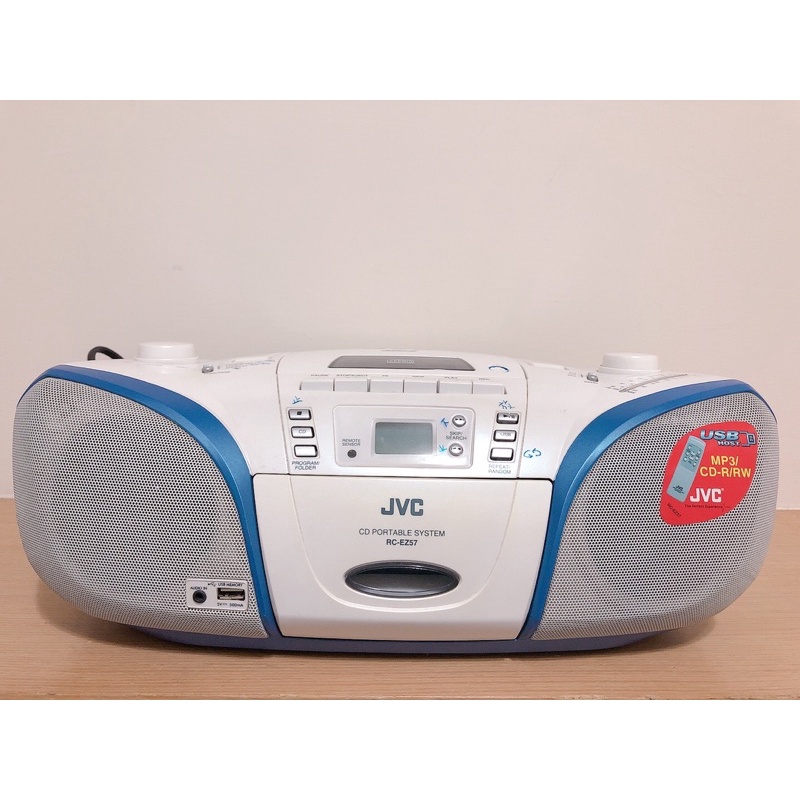 二手 JVC 手提音響 RC－EZ57 CD　ＵＳＢ　收音機　卡匣　功能正常