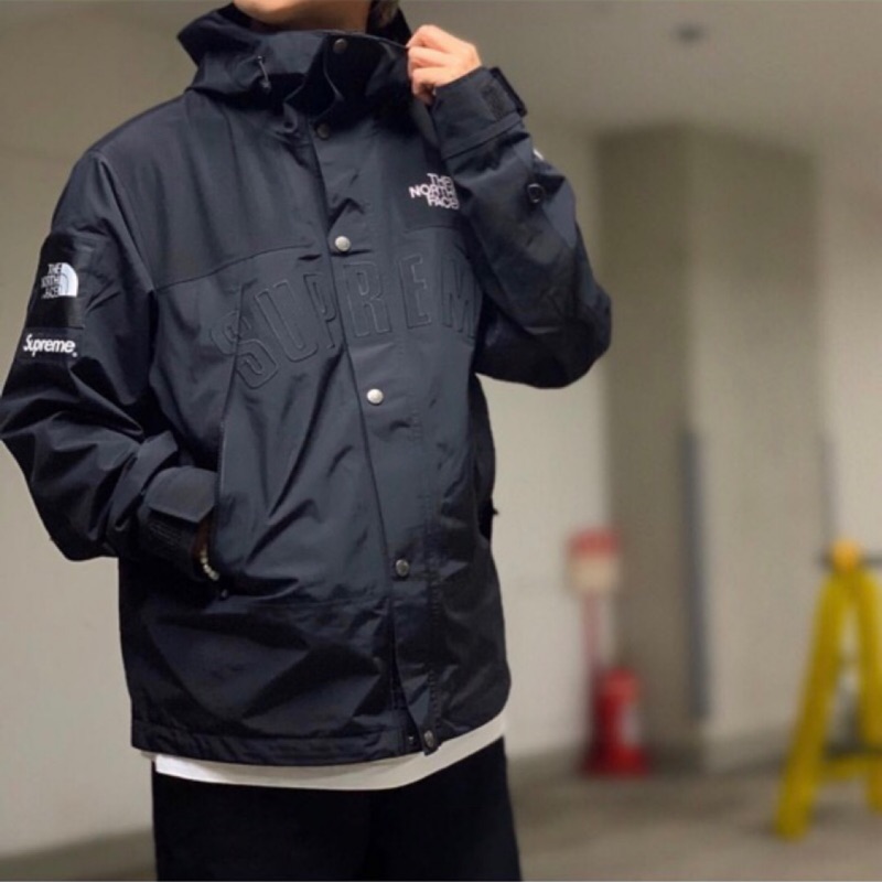 supreme north face arc logo parka