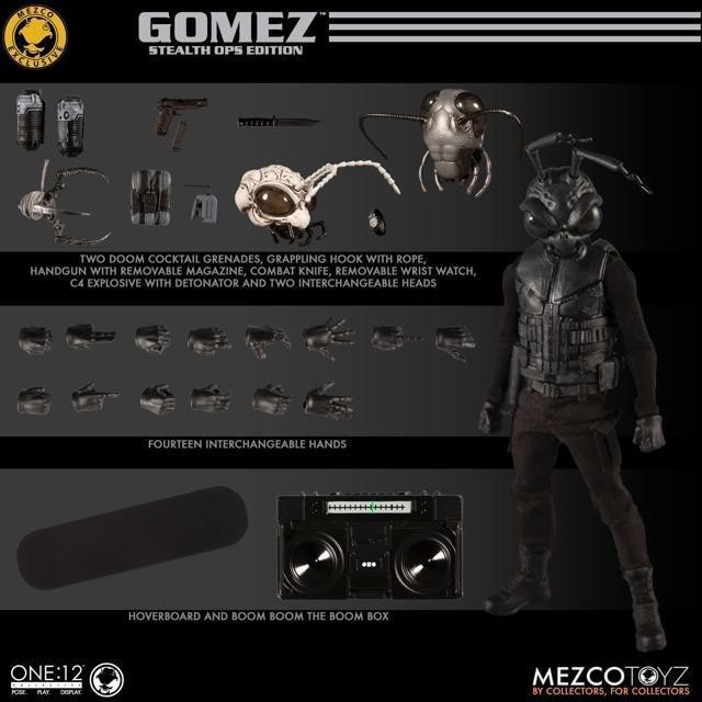 官網限定 美版 MEZCO One:12 Gomez Stealth Ops 螞蟻人 潛行版