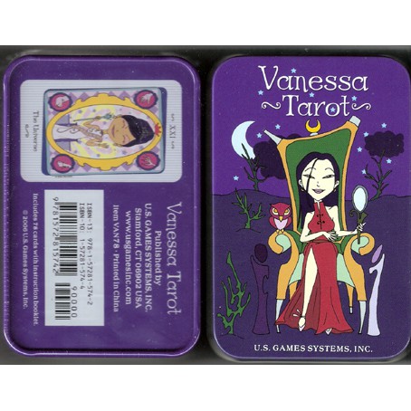 [牌的世界]凡妮莎塔羅牌鐵盒版 Vanessa Tarot (78張全新)