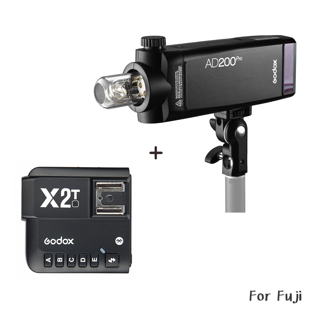 ◎相機專家◎ Godox 神牛 AD200Pro + X2 發射器 套組 For Fuji 外拍棚燈 開年公司貨