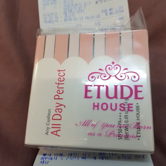 韓國帶回 Etude House 即可拍微霧光無瑕氣墊粉餅