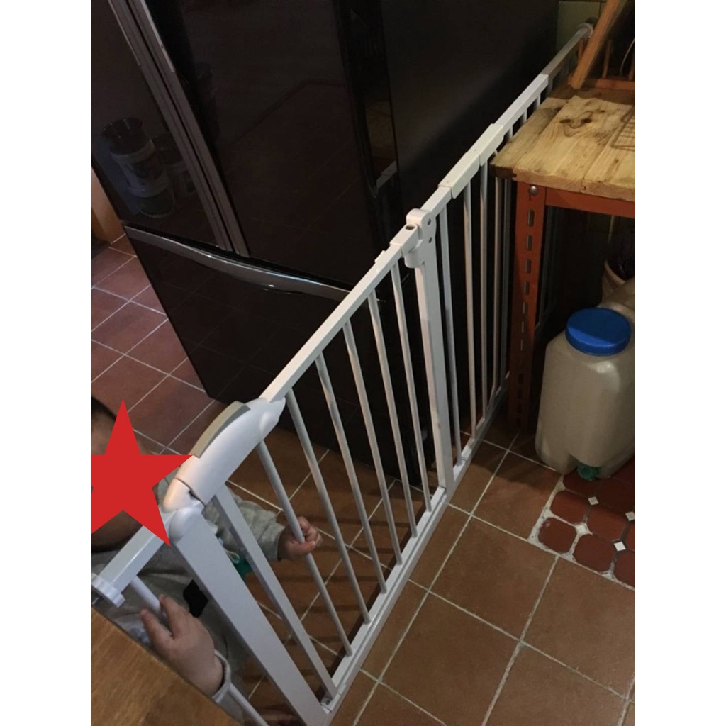 二手 樓梯柵欄 嬰兒圍欄 寵物柵欄 門欄 樓梯防護欄 圍欄 雙向開關 可安裝總長度140~150cm