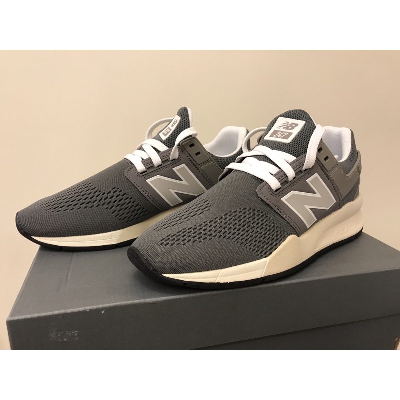 New balance 247NB 灰色透氣復古慢跑鞋 MS247MM