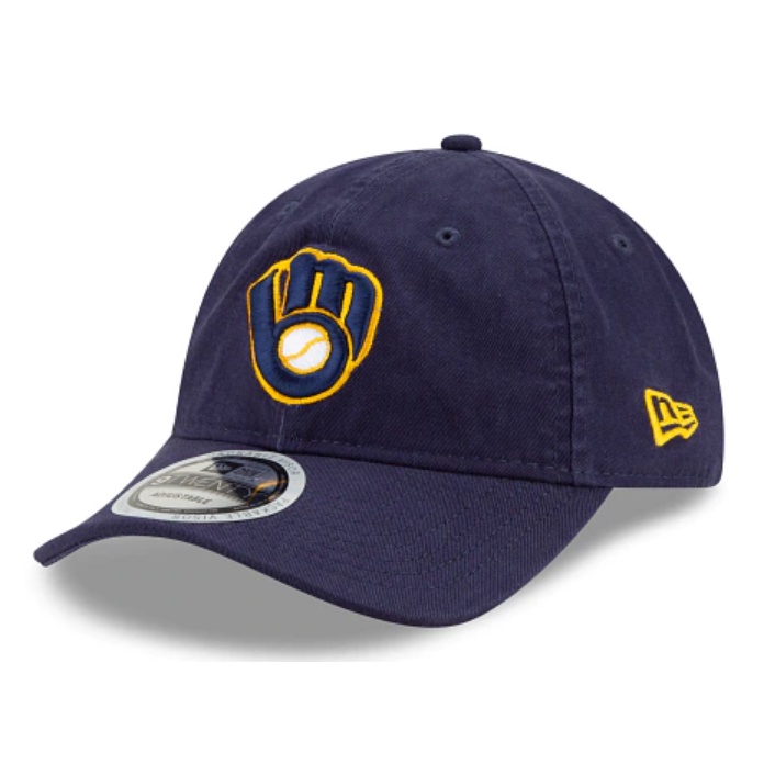 NEW ERA 密爾瓦基釀酒人 Milwaukee Brewers 棒球帽 9TWENTY 可水洗