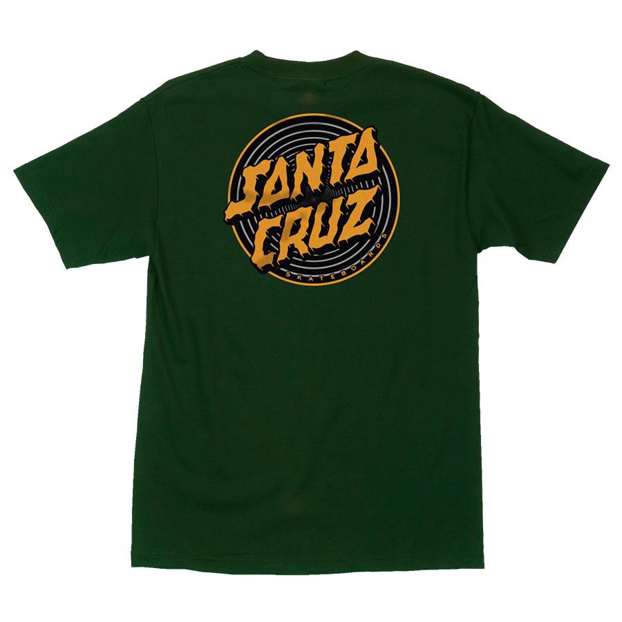 Santa Cruz 44155035-FOR Depth Dot Tee 短T (森林綠) 化學原宿