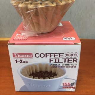 ✨現貨✨Tiamo K型濾杯專用濾紙 蛋糕型濾紙 無漂白