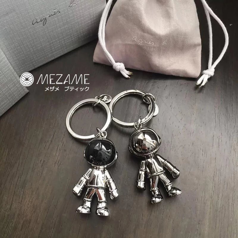 [MEZAME] agnes b 太空人鑰匙圈 限量 日本 Outlet 正品 聖誕節 (3色・海外代購)