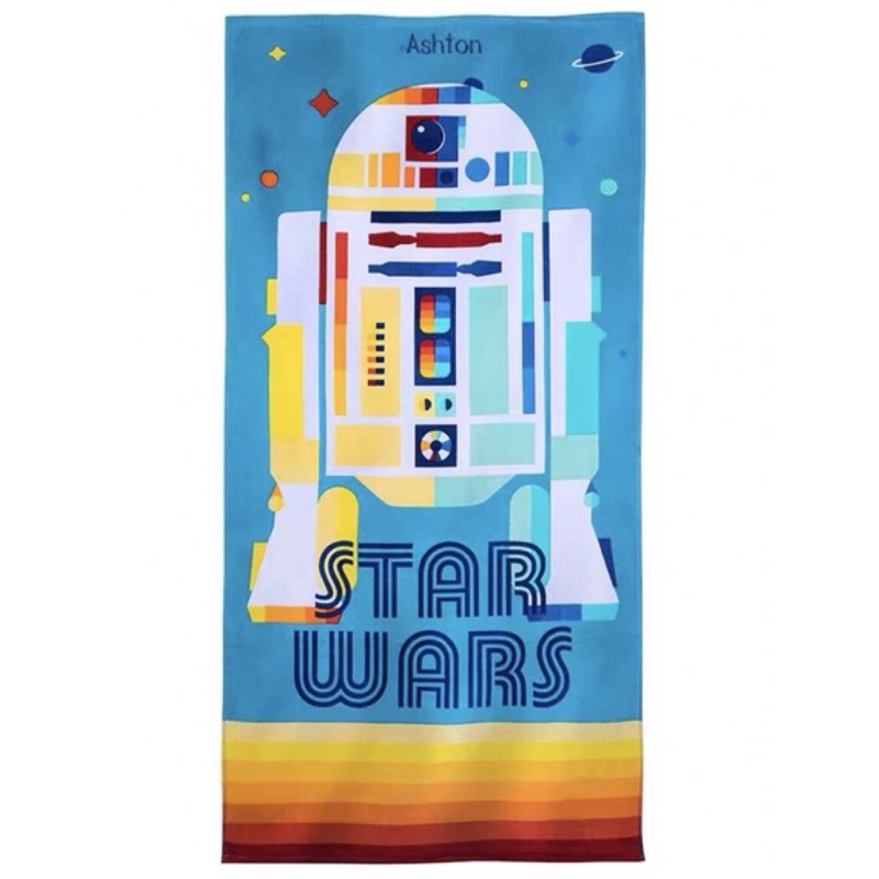 星際大戰 StarWars R2D2 海灘巾 浴巾