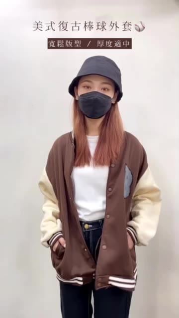 【買到戀愛】美式復古B字棒球外套 帽T 大學T 毛衣 長袖 短版上衣 長袖上衣  女上衣 女裝【Y5901】